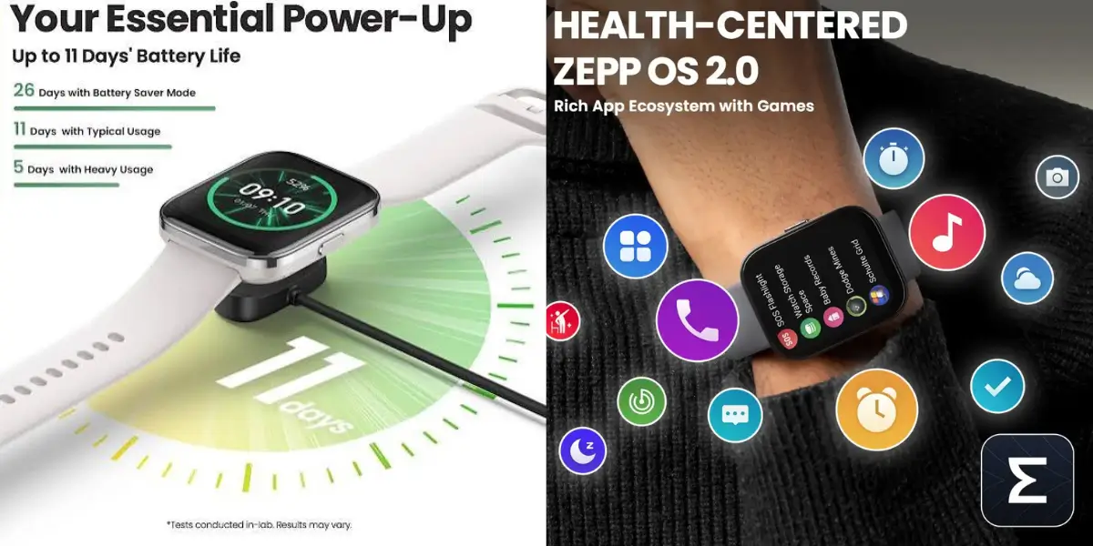 The Amazfit Bip 5 Smart Watch price in Bangladesh.webp